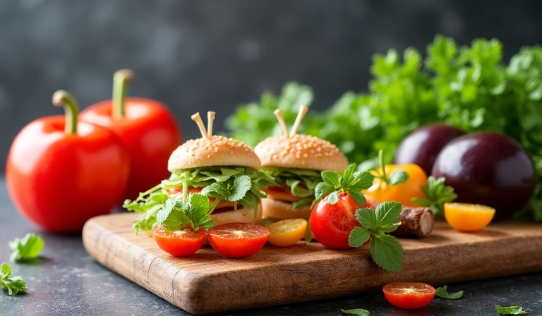 Athletin beim Sport mit Fokus auf gesunde Ernährung